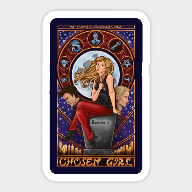 Chosen Girl Sticker by FrankSansone